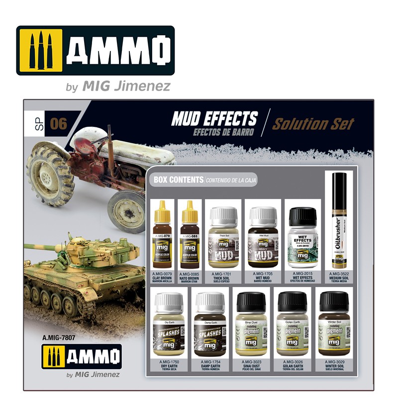 AMIG7807 Ammo Mig Подарочный набор MUD EFFECTS. SOLUTION SET