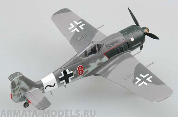 36364EM Самолёт Fw190 A-8, красный 8, Вилли Максимовиц, 1944г. Easy Model