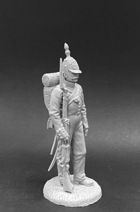 CHM-54260 Рядовой гренадерских полков и рот (2 варианта голов, 2 варианта рук), Россия 1846-56 гг. смола Chronos Miniatures