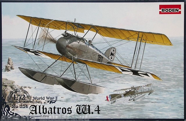 Rod034 Самолет ALBATROS W4 (LATE) Roden