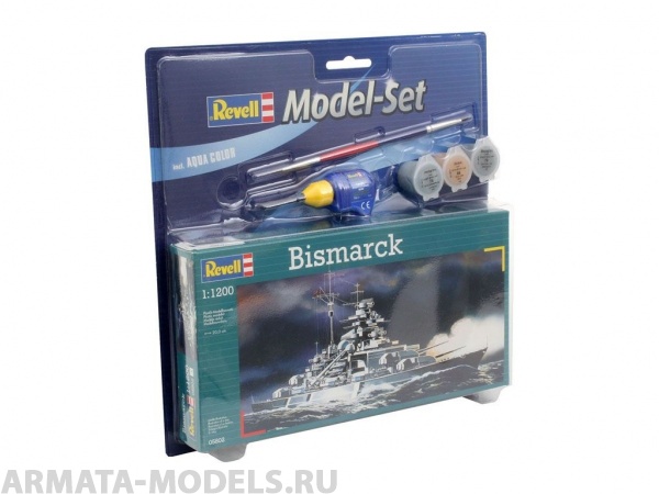 65802 Набор Линкор «Бисмарк» Revell