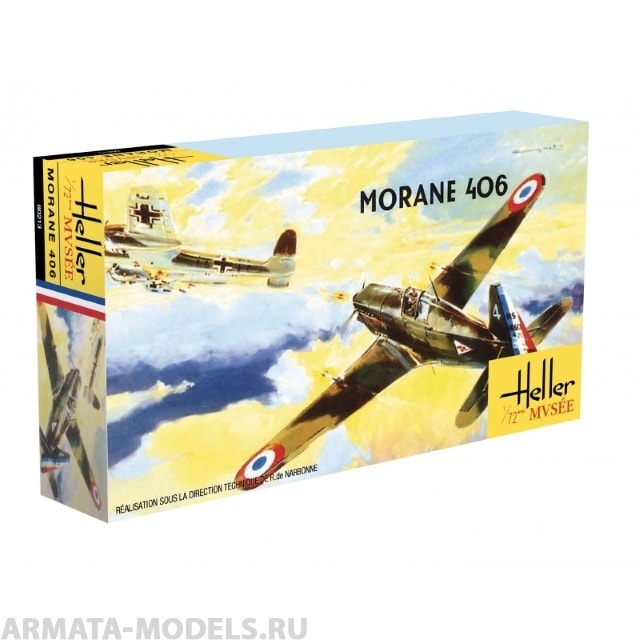 80213 Самолёт Morane 406  (1:72) Heller