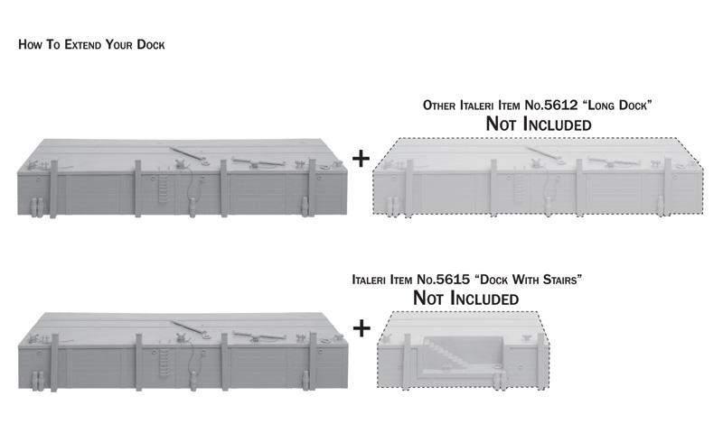 5612ИТ Макет Причал Italeri
