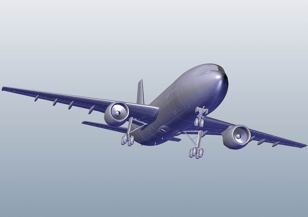 ЕЕ144146_3 Авиалайнер  А300B4 LAKER SKYTRAIN Восточный экспресс