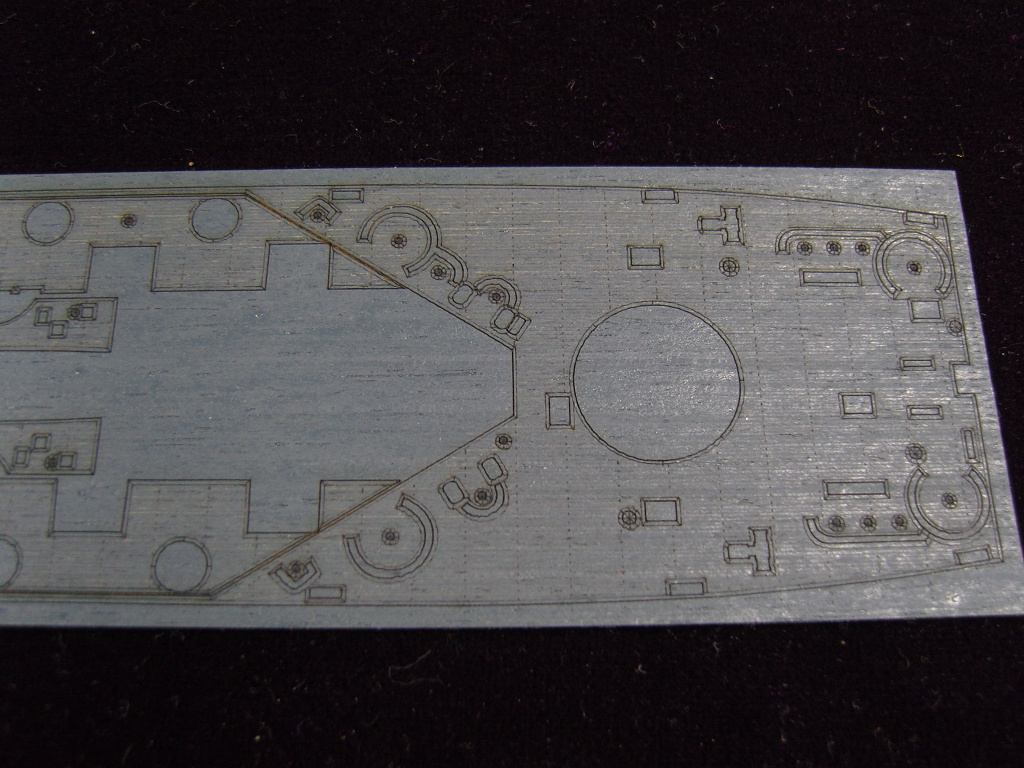 AW20021 Деревянная палуба для USS Massachusetts BB-59