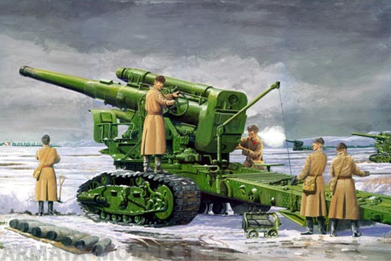 02307 203мм гаубица Б-4 мод.1931г. Trumpeter