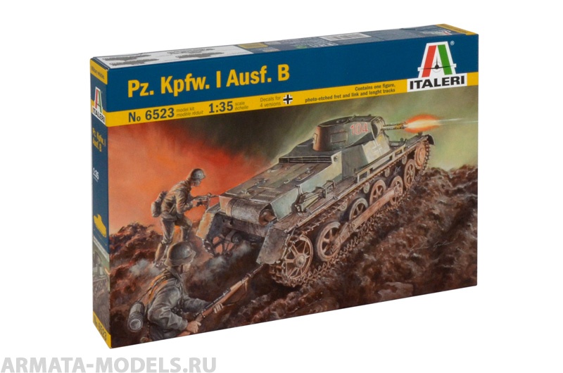 6523ИТ ТАНК Pz. Kpfw. I Ausf. B Italeri
