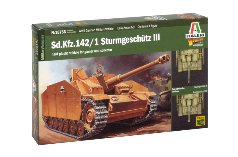 15756ИТ Самоходное орудие SD. KFZ. 142/1 STURMGESCHUTZ III Italeri