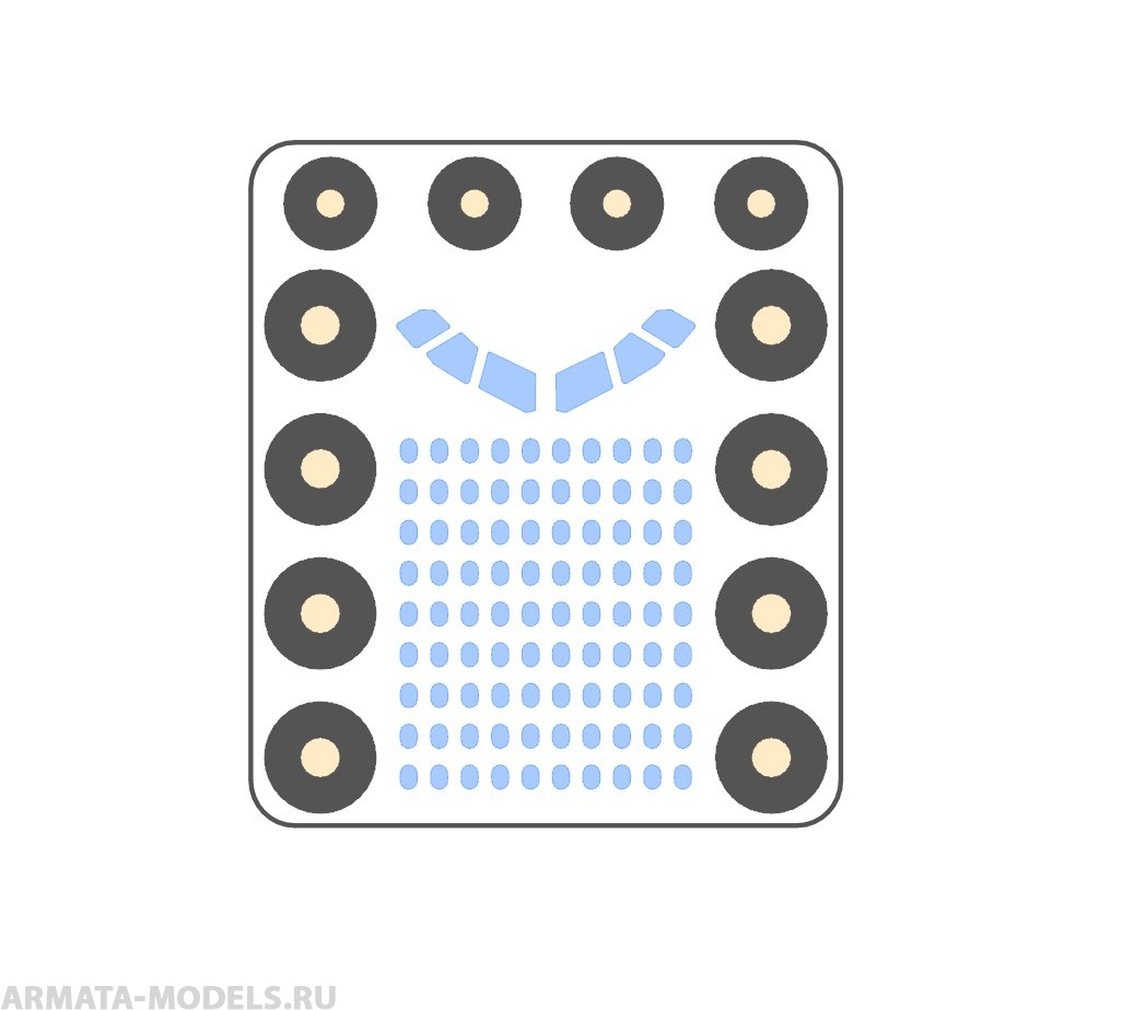 7003PK Гражданский авиалайнер Аэробус А-320& S7 Arma Models