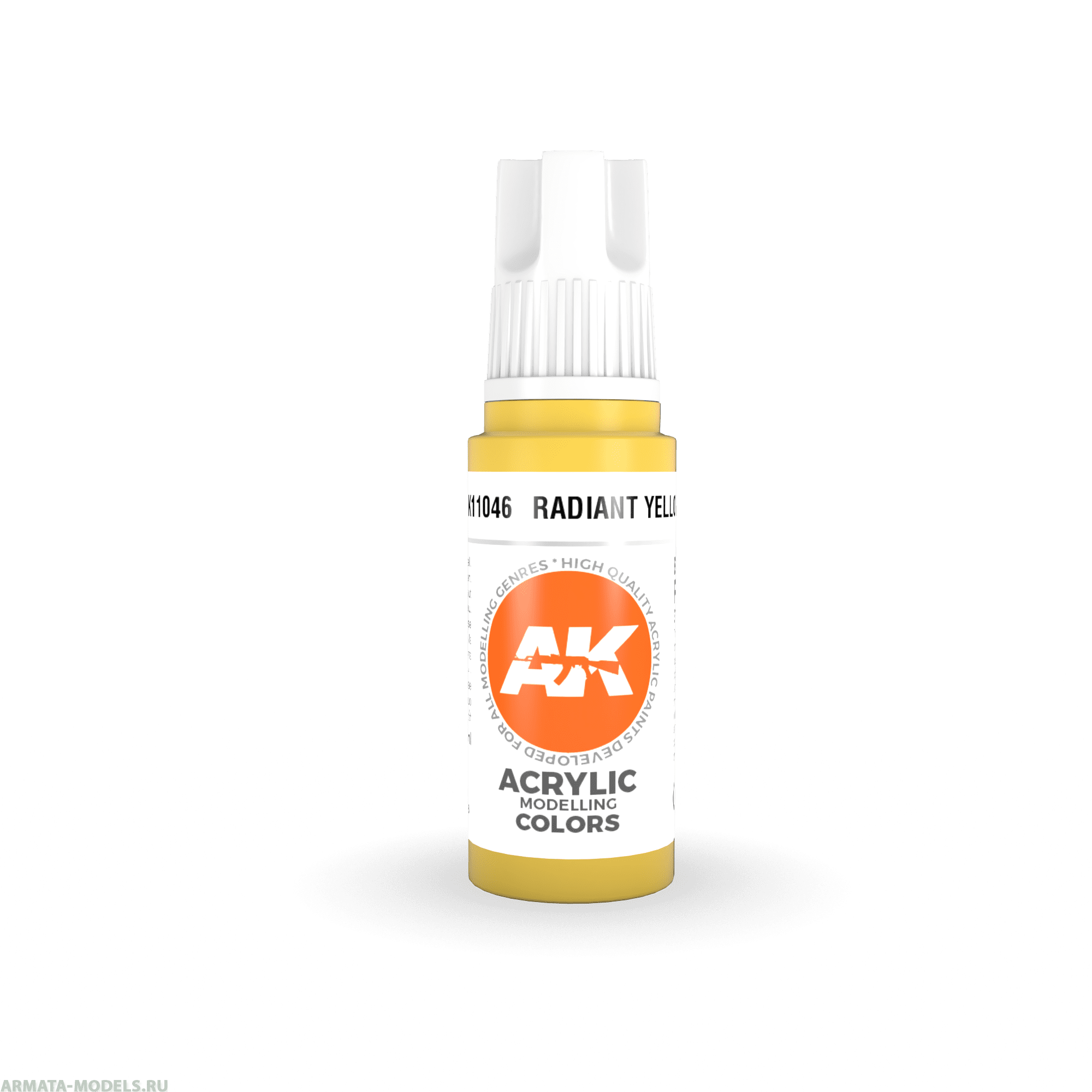 AK11046 Краска акриловая Radiant Yellow 17ml