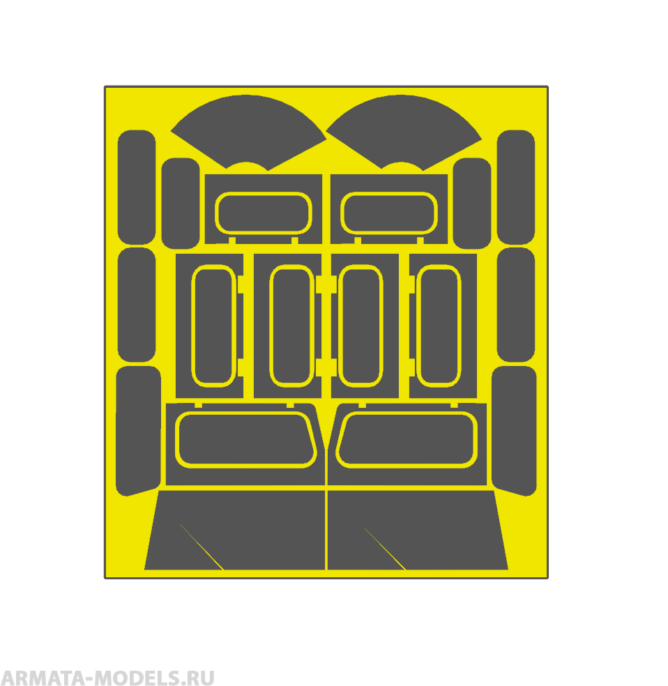 AM35109 Маска окрасочная для тигр Арбалет