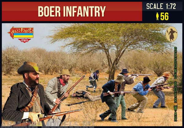 72M138ST Фигуры Boer Infantry Strelets