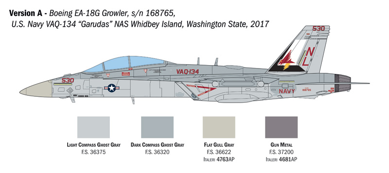 2824ИТ E/A-18G GROWLER Italeri