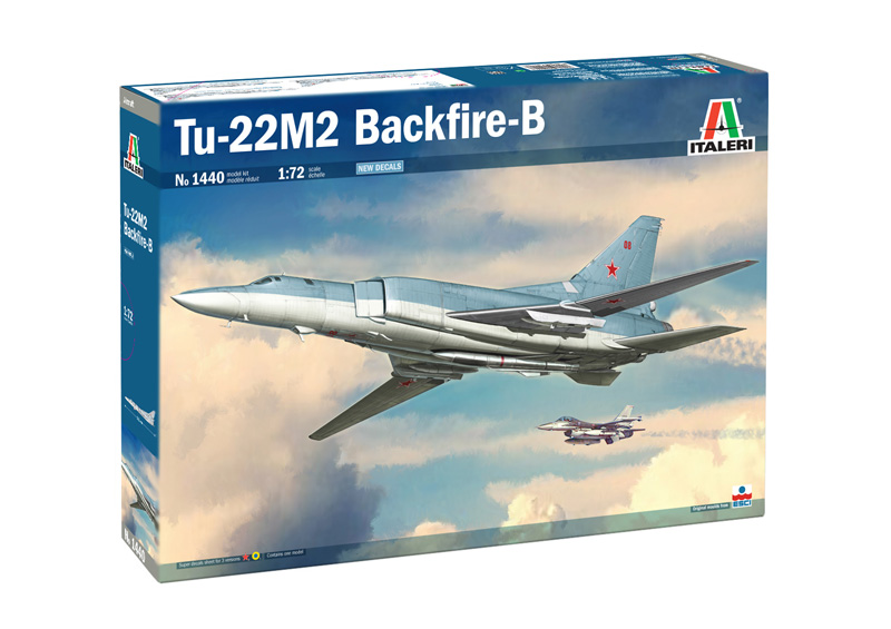 1440ИТ Самолет TU-22M2 BACKFIRE B Italeri