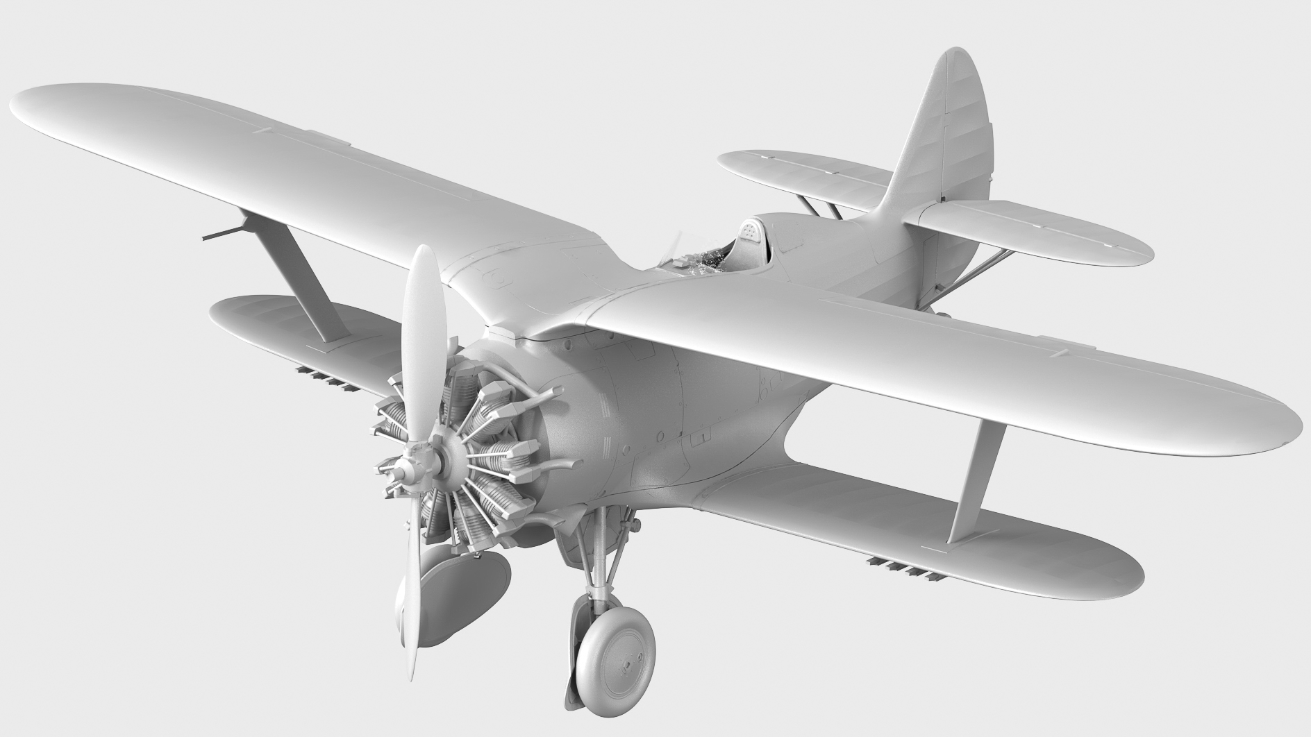 32013 И-153 с советскими пилотами (1939-1942 г.) ICM