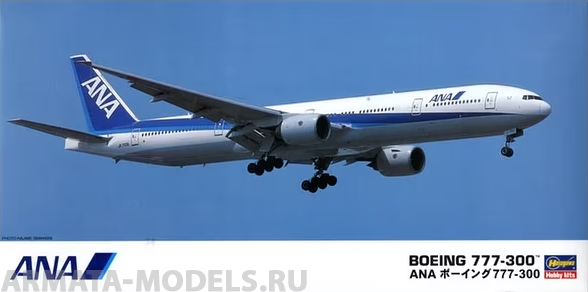 10710-Пассажирский самолет ANA B777-300 Hasegawa