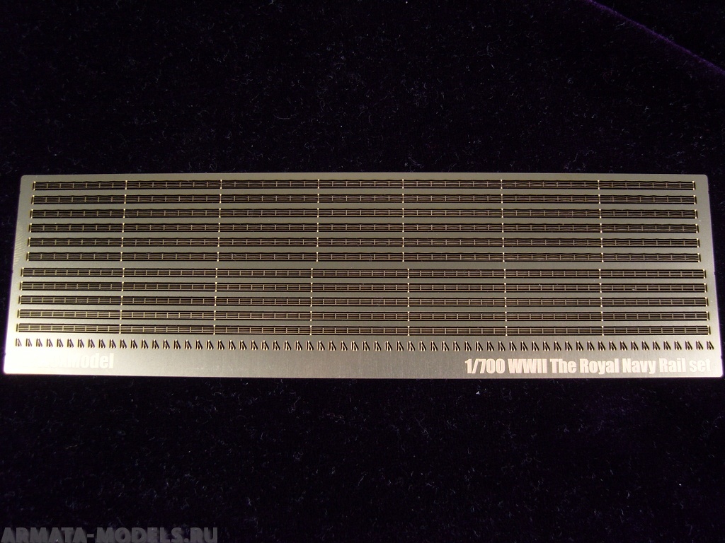 AW60017 Деревянная палуба для HMS Ships Utility Rail 1/700