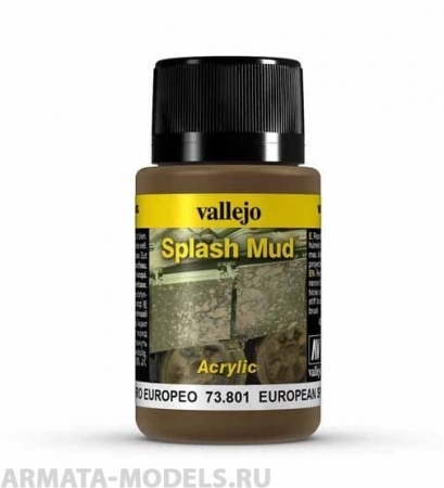 V-73801 Weathering Effects. Брызги грязи, Европа