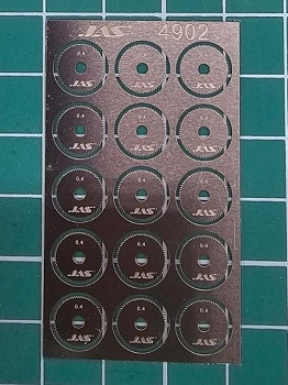 4902J Диск для ревитера  d 8,5 мм, шаг 0,4 мм, 15 шт.