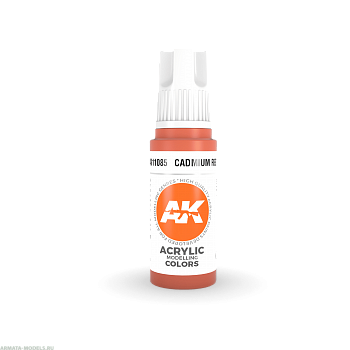 AK11085 Краска акриловая Cadmium Red 17ml