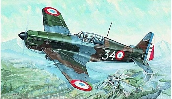 0849SM Самолет  Моран Сольнье MS 406 (1:72)