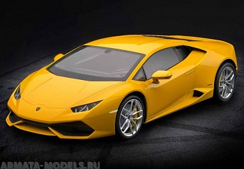 HK106SB Собранная Модель  Lamborghini Huracan LP Yellow perl
