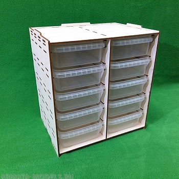 5212 органайзер на 10 больших лотков