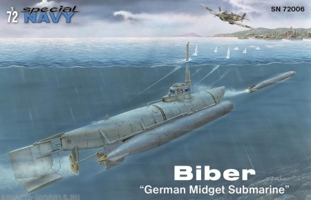 SN72006 Biber German Midget Submarine Special Hobby