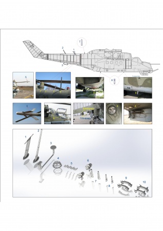 4812 Советский ударный вертолет Ми-24П Звезда