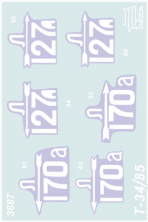 3687 Советский средний танк Т-34/85 Звезда