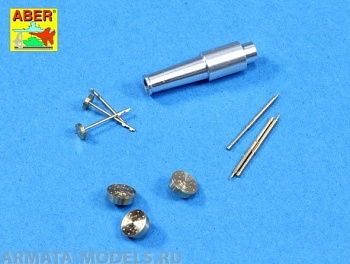 ABR-35-L-175  Дополнения для  Set of barrels for Soviet tank T-28 (early model); 1 x 76,2 mm, 3 x 7,62 mm для Hobby-Boss 1/35
