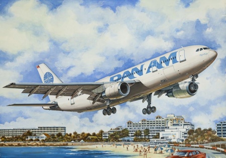 ЕЕ144146_3 Авиалайнер  А300B4 LAKER SKYTRAIN Восточный экспресс