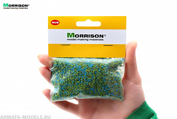 004pcr004 Цветочная присыпка для макета Синие цветы 100мл.